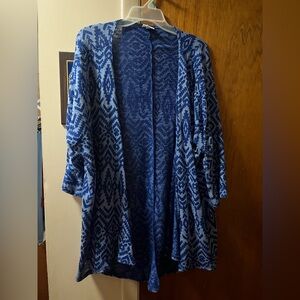 LuLaRoe Navy Blue Knit Cardigan Sweater